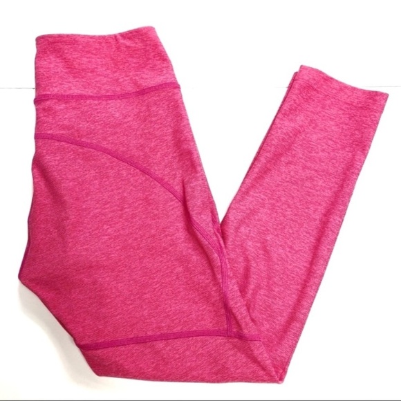 Outdoor Voices Pink Flamingo Color 7/8 Length Workout Tights Leggings - Picture 9 of 10